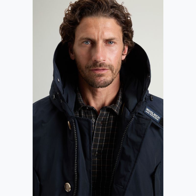 Férfi bélelt kabát Woolrich Arctic Detachable Fur Parka melton blue 4