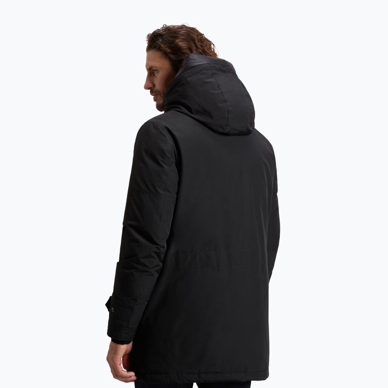 Férfi bélelt kabát Woolrich Polar High Collar Parka black 3