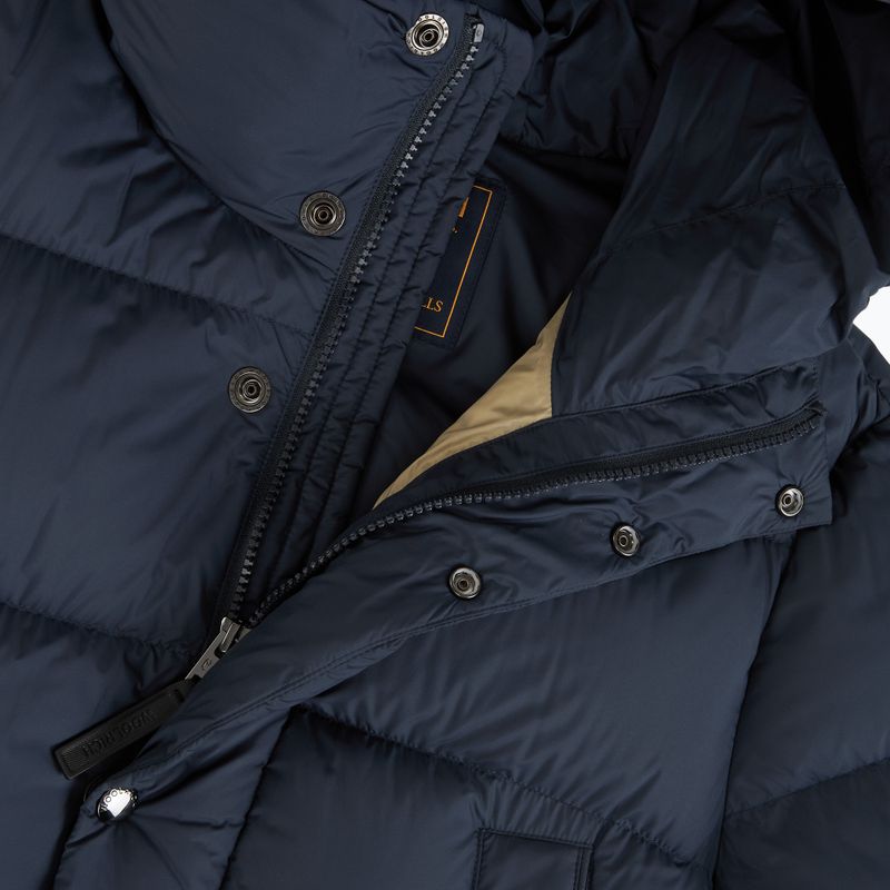 Férfi kabát Kurtka Woolrich Cloud Davis Parka melton blue 3