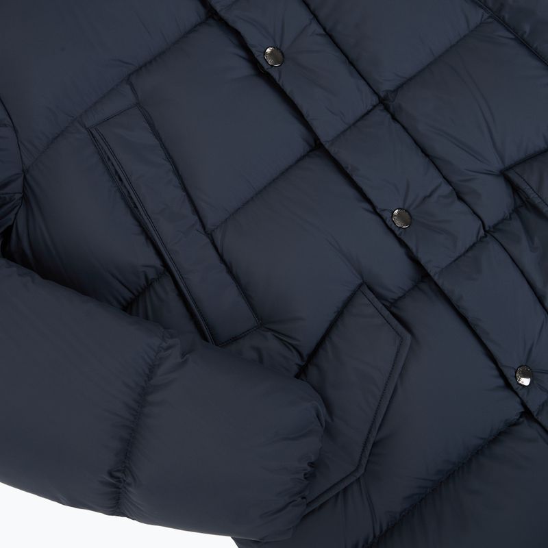 Férfi kabát Kurtka Woolrich Cloud Davis Parka melton blue 4