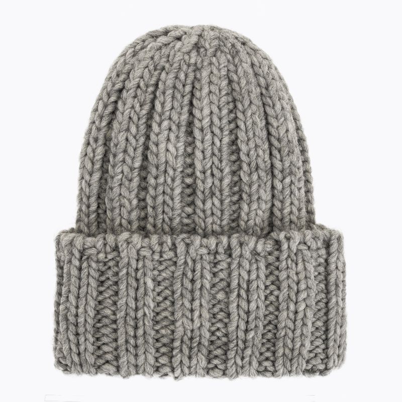 Női téli sapka Woolrich Chunky Beanie light grey melange 2