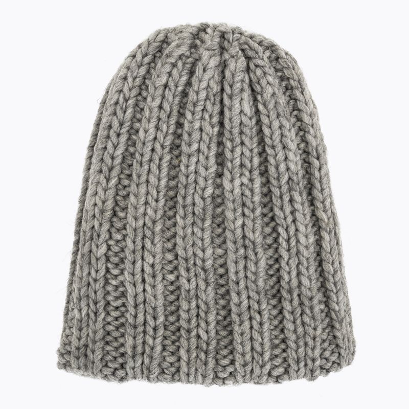 Női téli sapka Woolrich Chunky Beanie light grey melange 4