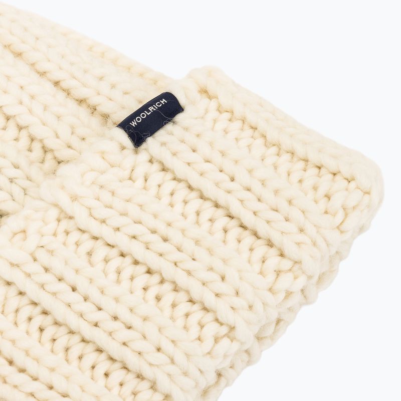 Női téli sapka Woolrich Chunky Beanie 2026 milky cream 3