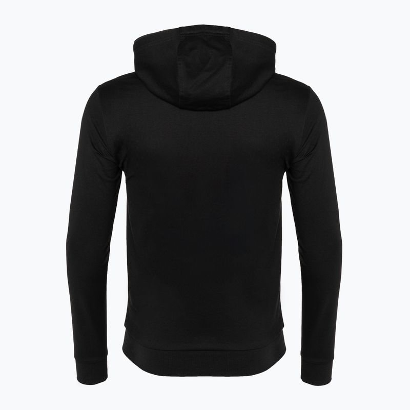 Férfi pulóver EA7 Emporio Armani Train Logo Series Hoodie Extended Logo Coft black/gold logo 6
