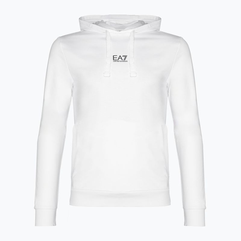 Férfi melegítő EA7 Emporio Armani Train Core ID Hoodie Coft white/black 3