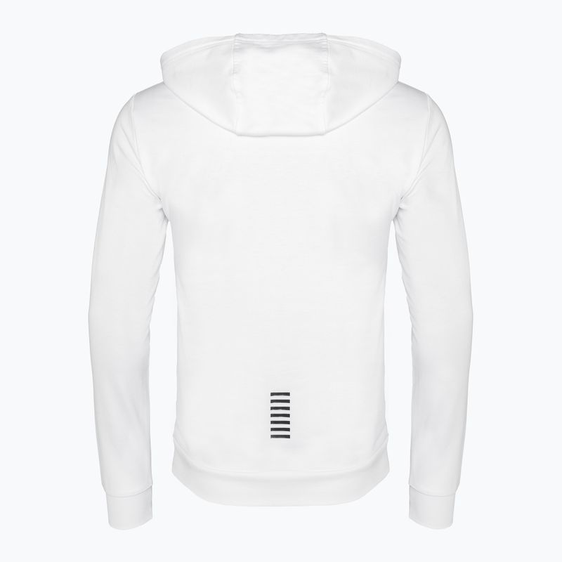 Férfi melegítő EA7 Emporio Armani Train Core ID Hoodie Coft white/black 4