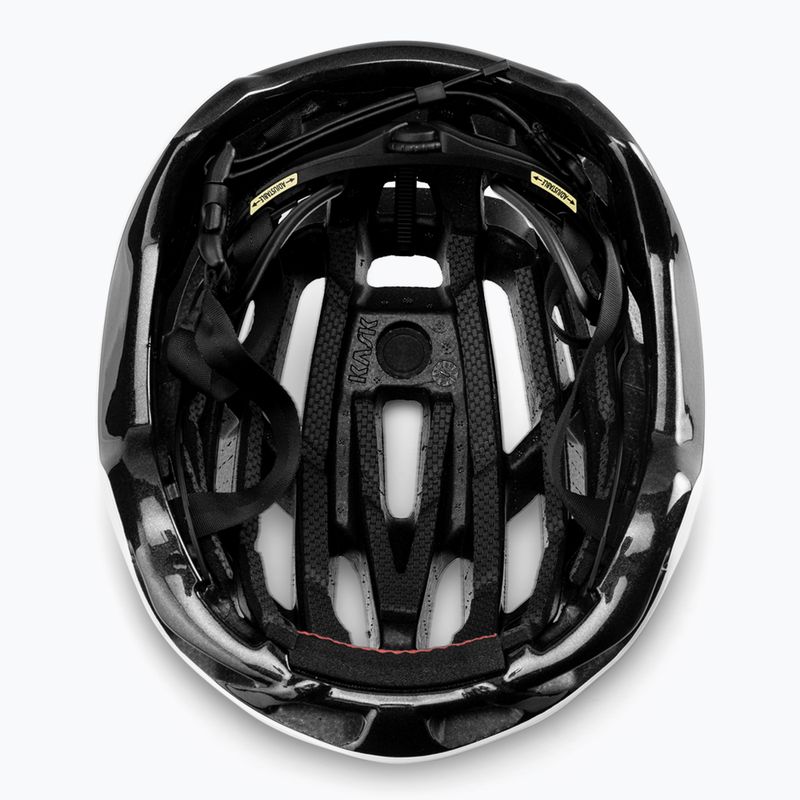 Férfi kerékpáros sisak KASK Valegro fehér KACHE00052 5
