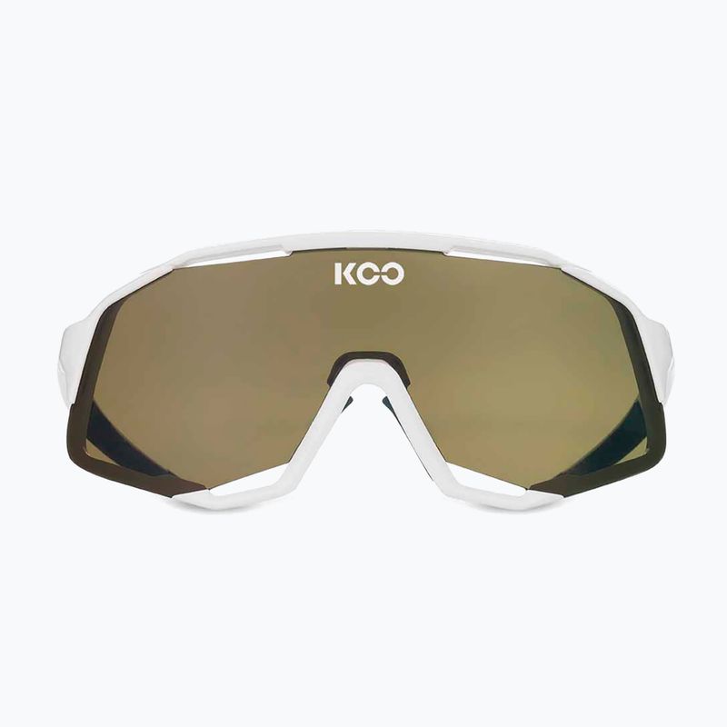 Napszemüveg Koo Demos white/brown 2