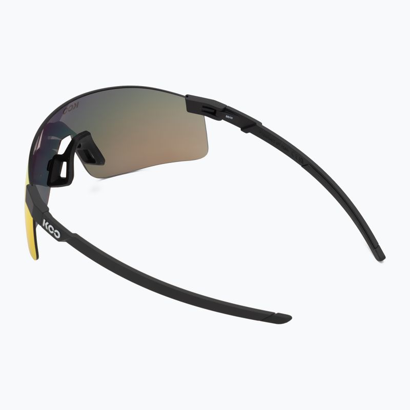 Napszemüveg Koo Nova black matt/red mirror 2