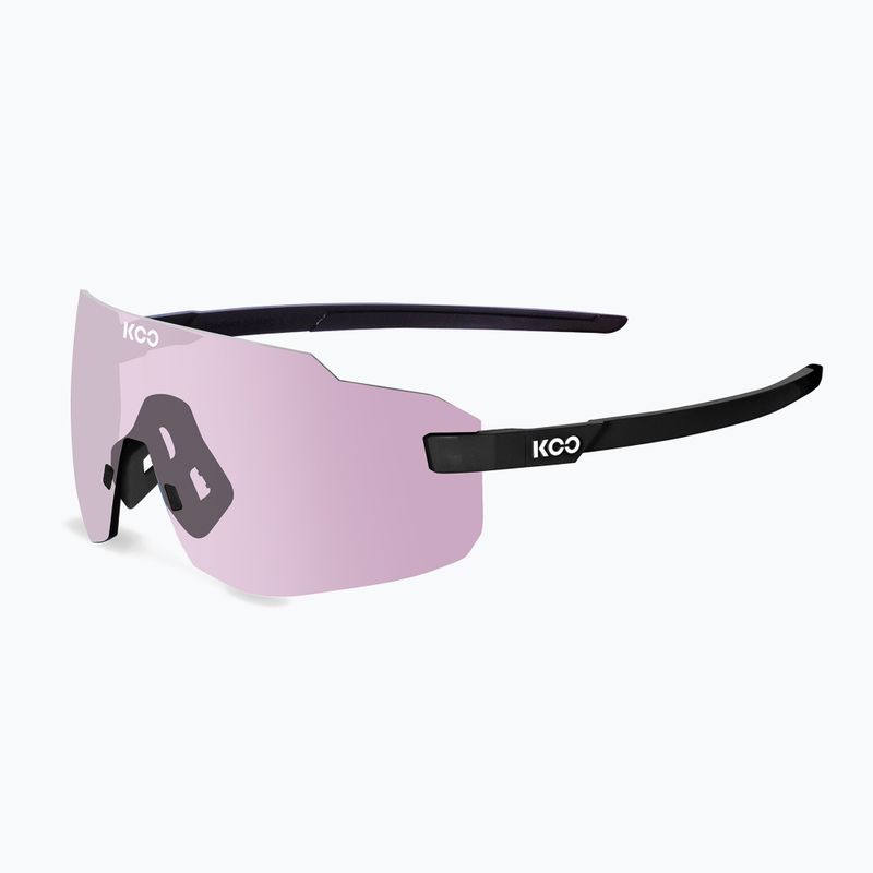 Napszemüveg Koo Supernova black matt/photochromic pink