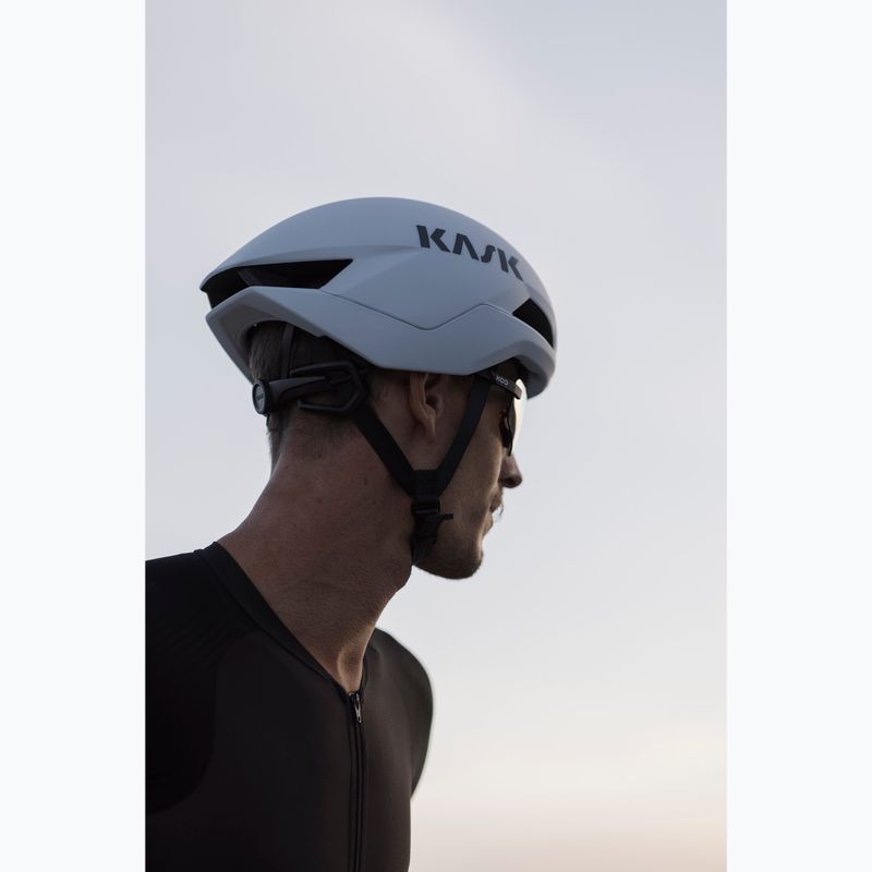 Kerékpáros sisak KASK Nirvana fehér matt 8