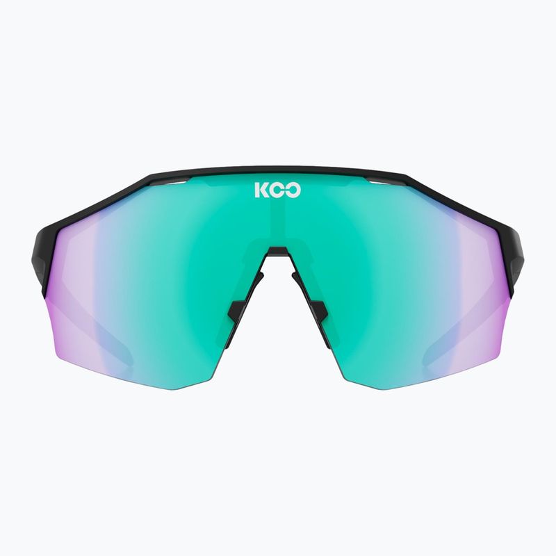 Napszemüveg Koo Alibi black matt/green photochromic mirror 2
