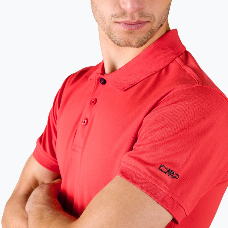 Férfi CMP Polo ing piros 3T60077/C812 4