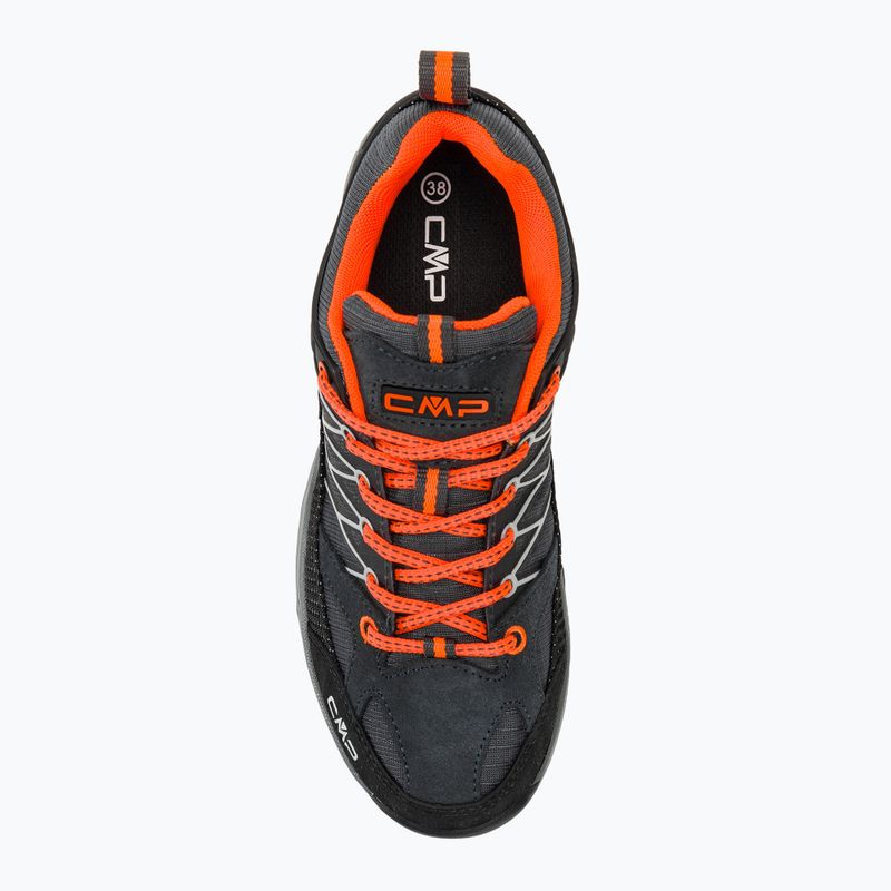 Gyerek trekking cipő CMP Rigel Low Wp antracite/flash orange 5