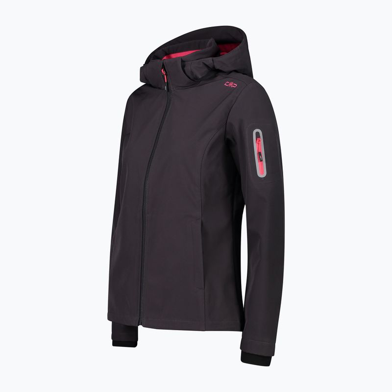 Női CMP Zip softshell kabát fekete/rózsaszín 39A5006/05UG 7