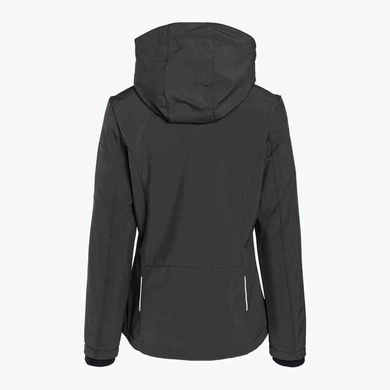 Női CMP Zip softshell kabát fekete/rózsaszín 39A5006/05UG 2