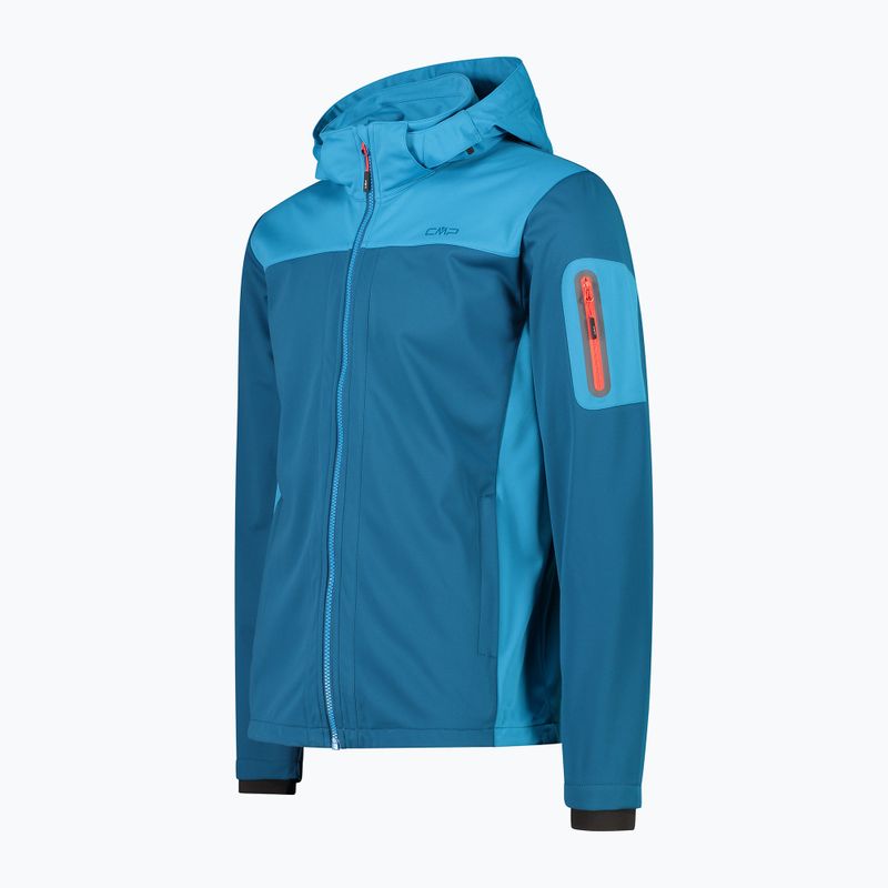 Férfi softshell dzseki CMP Zip kék 39A5027/02ML 2