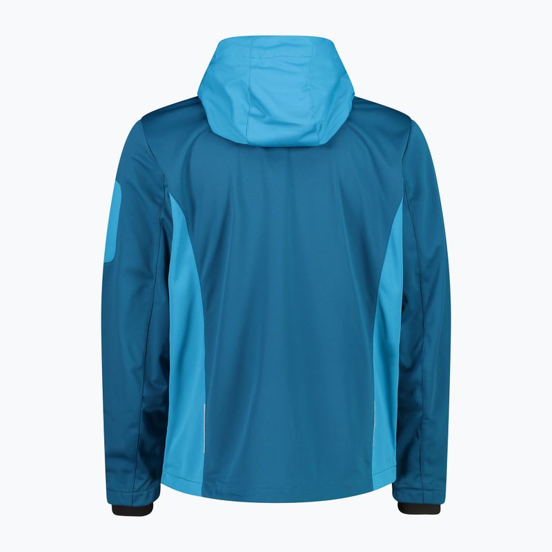 Férfi softshell dzseki CMP Zip kék 39A5027/02ML 3