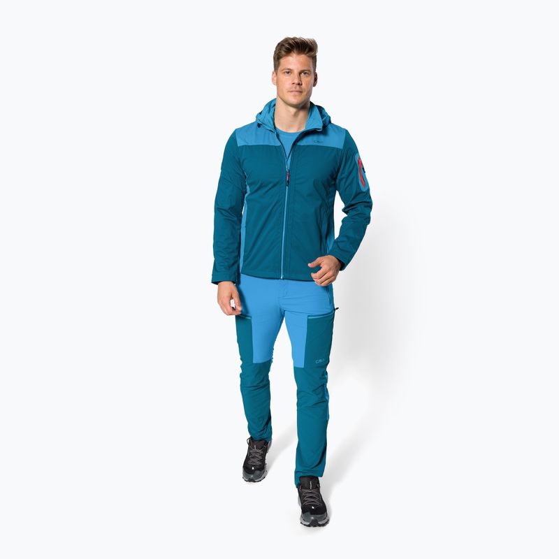 Férfi softshell dzseki CMP Zip kék 39A5027/02ML 5