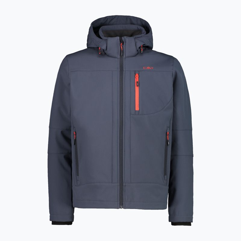 Férfi CMP Zip softshell dzseki szürke 3A01787N/11UL