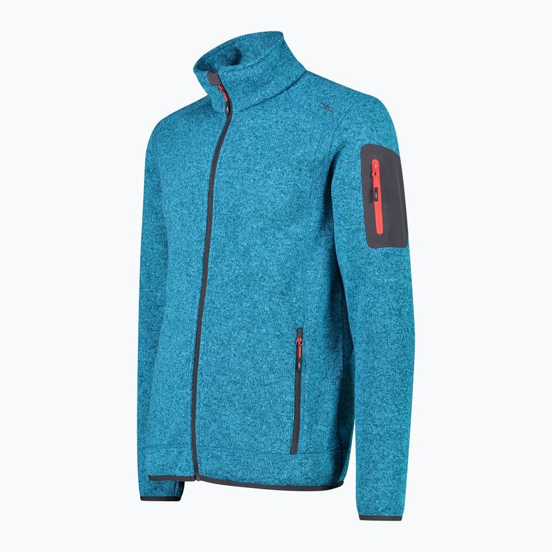 Férfi CMP kék fleece pulóver 3H60747N/15ML 2