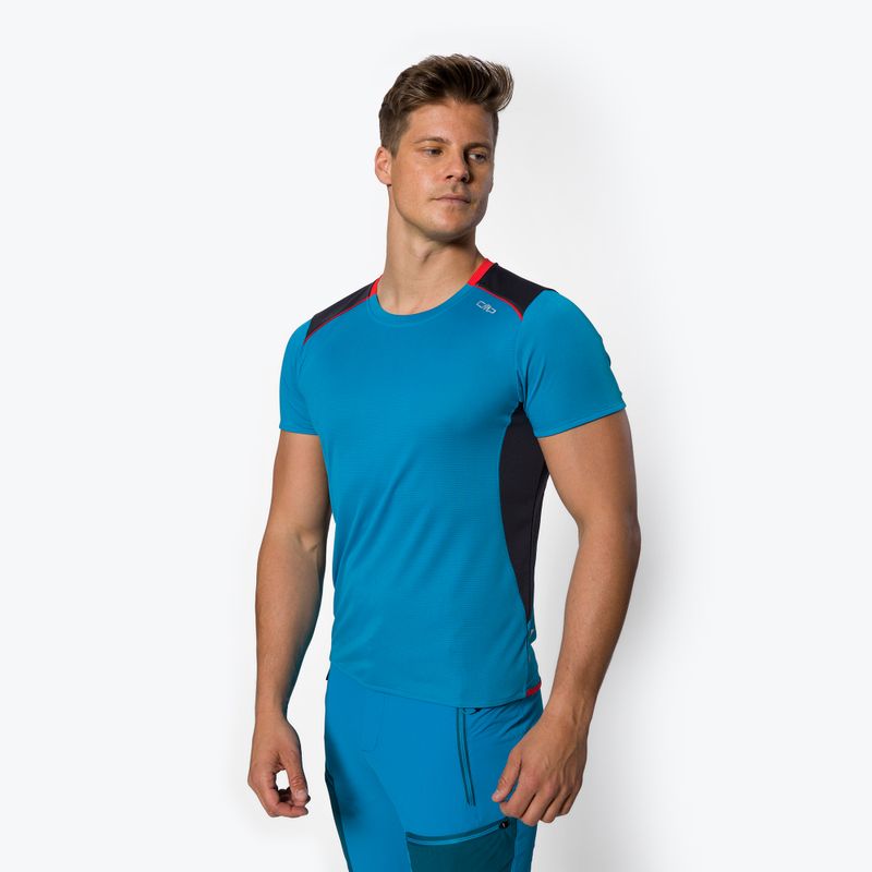 Férfi CMP trekking póló kék 3C89477T/L854