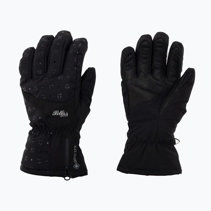 Női síelő kesztyű Level Bliss Emerald Gore Tex fekete 8167