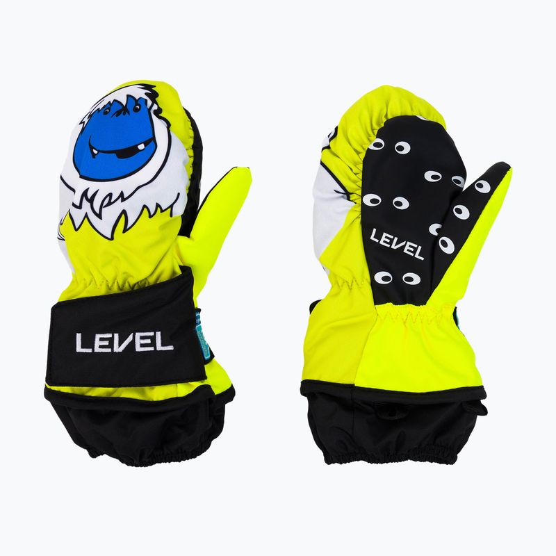 Gyermek snowboard kesztyű Level Animal Mitt kék-piros 4174