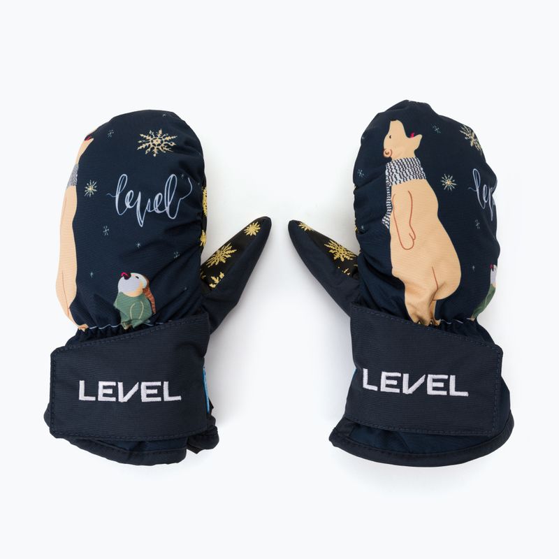 Gyermek snowboard kesztyű Level Animal Mitt kék 4174 2
