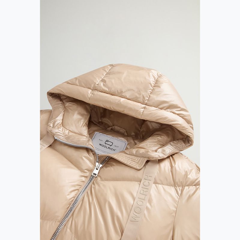 Woolrich női dzseki Aliquippa Short Puffer oxford tan női kabát 6