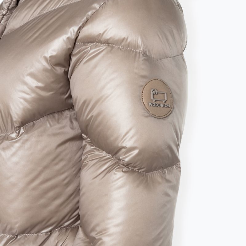 Woolrich női kabát Aliquippa Long Puffer világos taupe 3