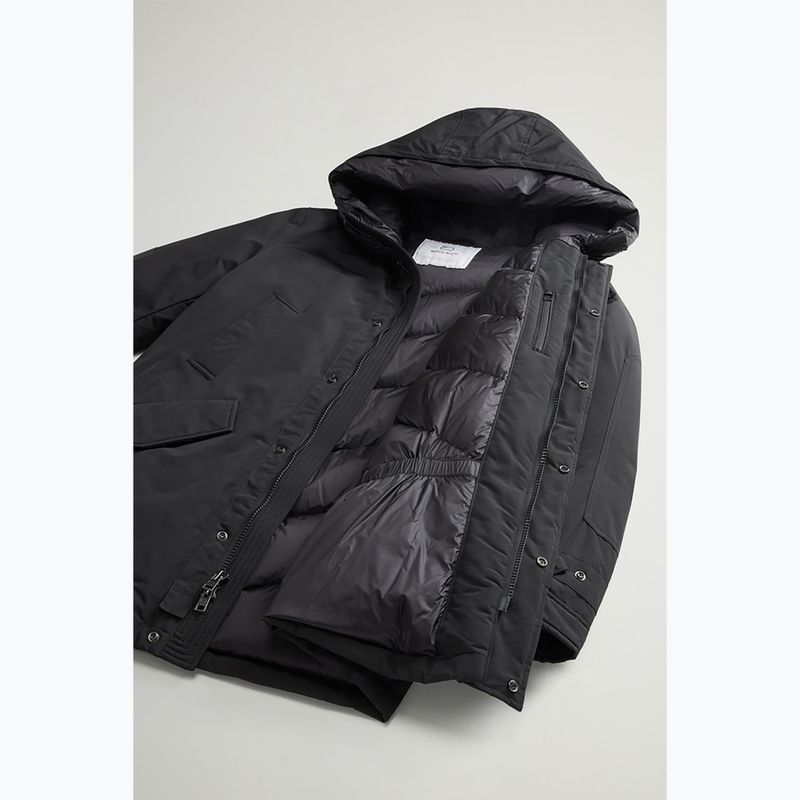 Férfi Woolrich Polar magas gallérú parka fekete 6