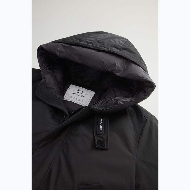 Férfi Woolrich Polar magas gallérú parka fekete 7