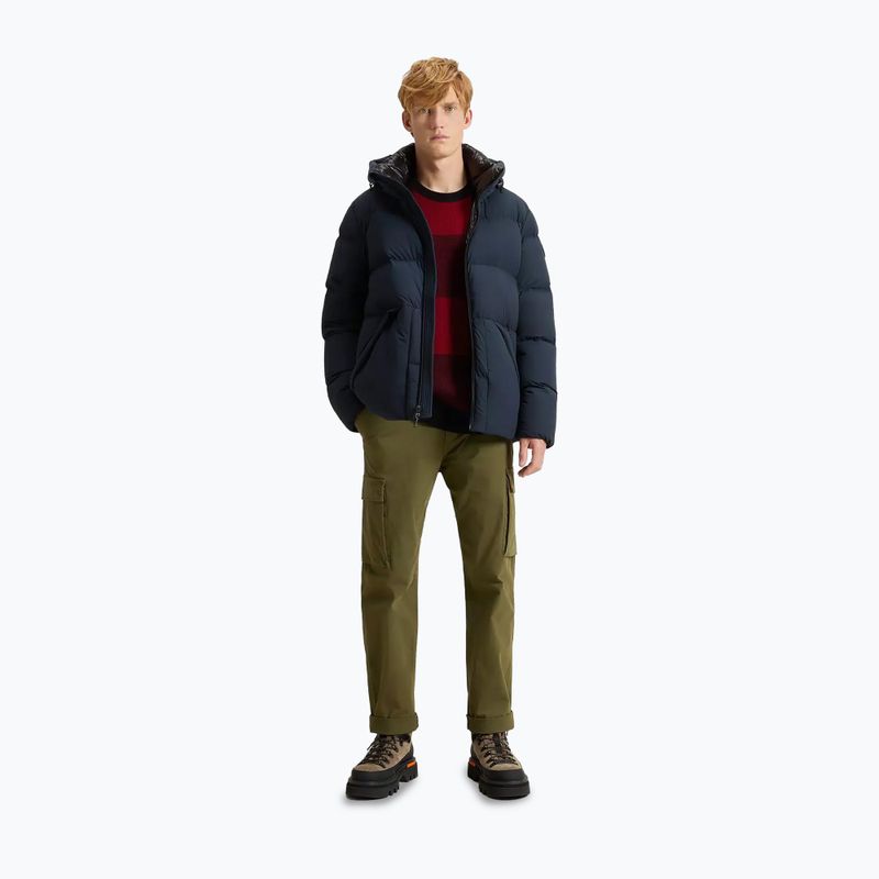 Férfi Woolrich Sierra Supreme Down melton kék kabát 2