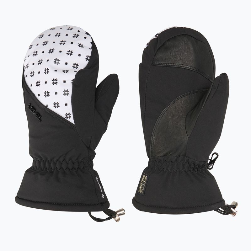 Női síkesztyű Level Mummies Mitt black/white