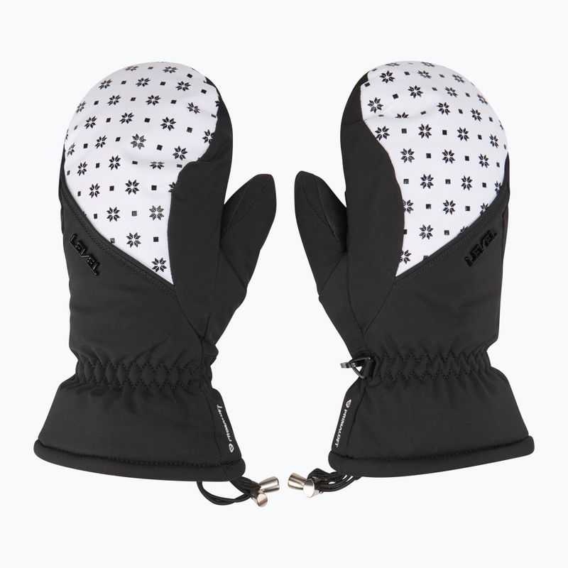 Női síkesztyű Level Mummies Mitt black/white 2
