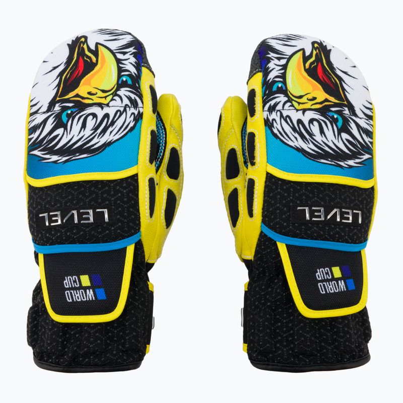 Level gyermek síelő kesztyű Worldcup CF Mitt sárga 4117JM.66 3