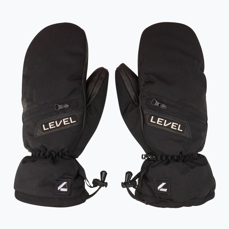 Síkesztyű Level Switchback Mitt black 2