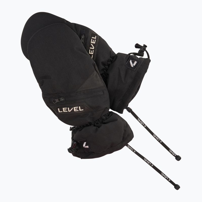 Síkesztyű Level Switchback Mitt black 6