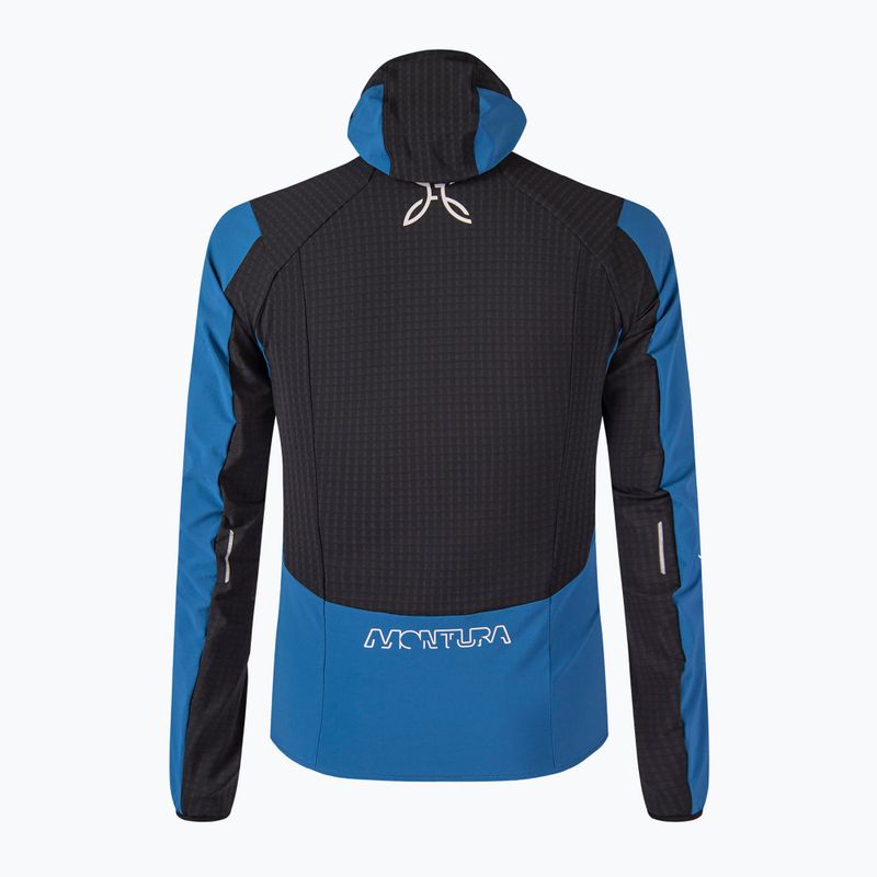 Férfi Montura Ski Style Hoody mélykék/mandarino kabát 2
