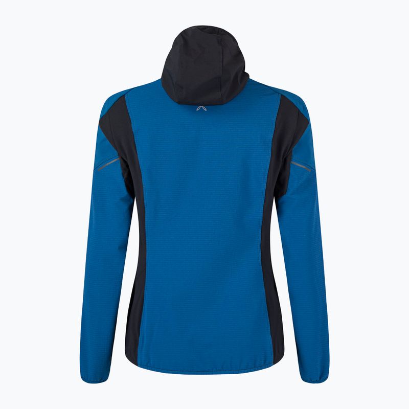 Női Montura Premium Wind Hoody mélykék/giallo fluo kabát 2