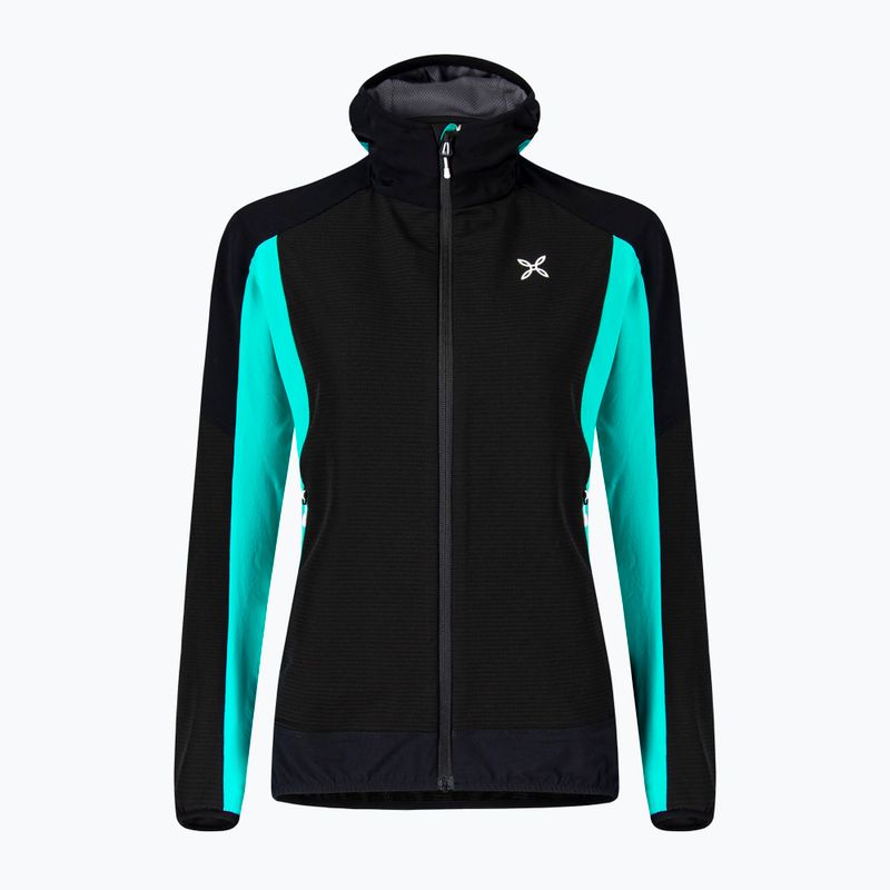 Női Montura Premium Wind Hoody nero/ápoló kék kabát