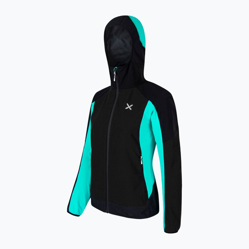 Női Montura Premium Wind Hoody nero/ápoló kék kabát 3