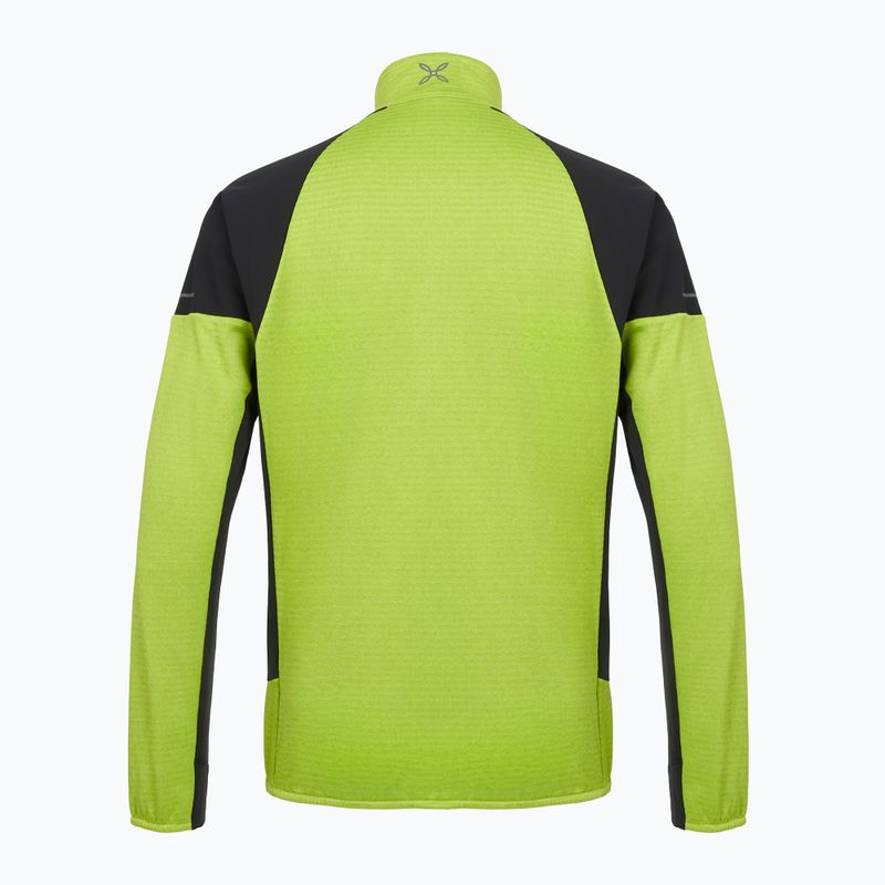Férfi pulóver Montura Thermal Grid 2 Maglia lime green 2