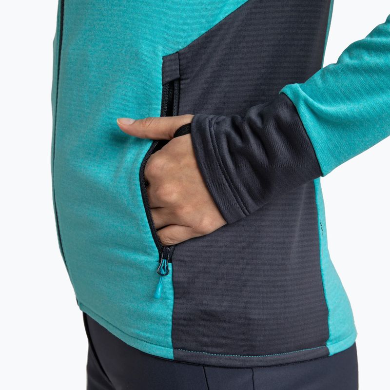 Montura Rise Maglia női pulóver türkizkék/grafit kék 6