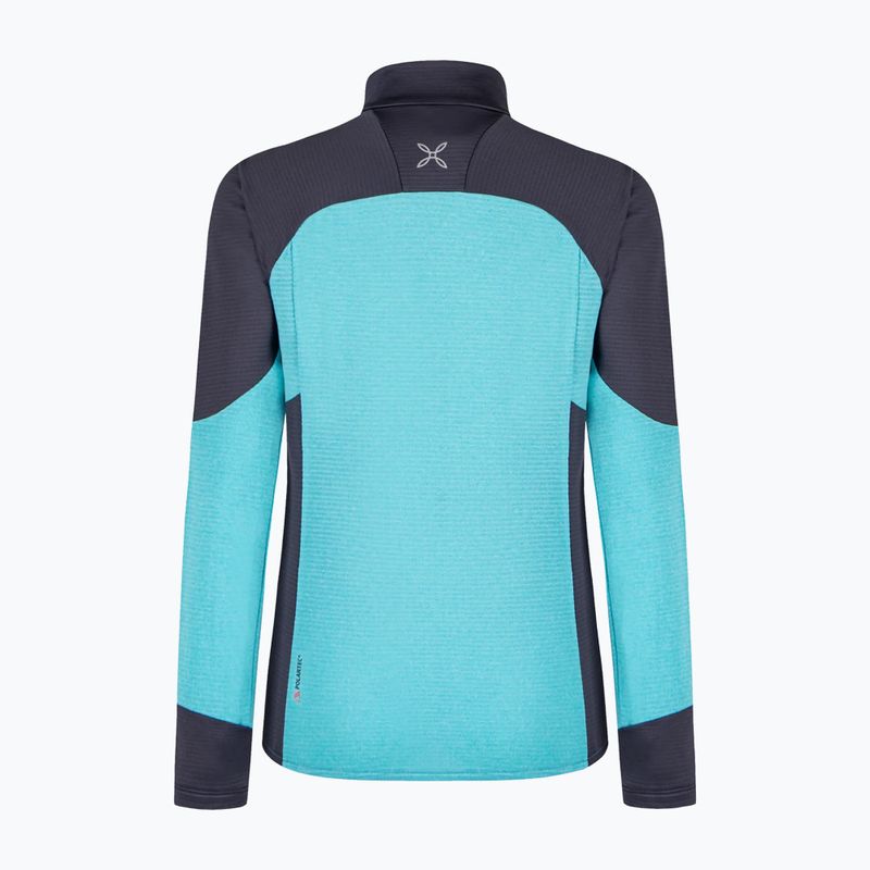 Montura Rise Maglia női pulóver türkizkék/grafit kék 8