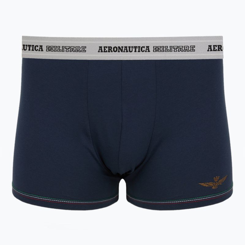 Férfi boxer nadrág Aeronautica Militare AM1UBX004 2 pack navy 2