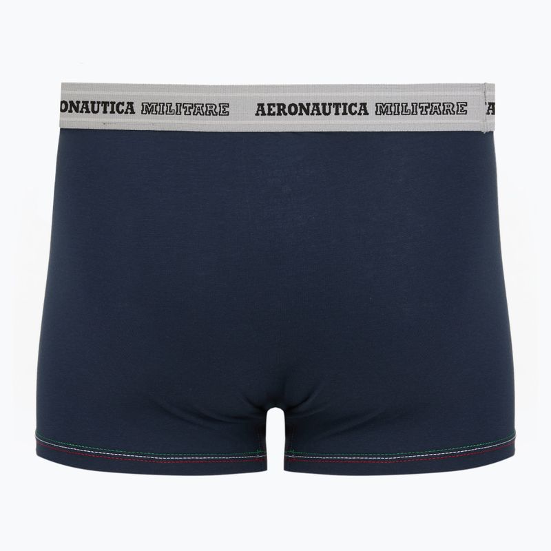 Férfi boxer nadrág Aeronautica Militare AM1UBX004 2 pack navy 3
