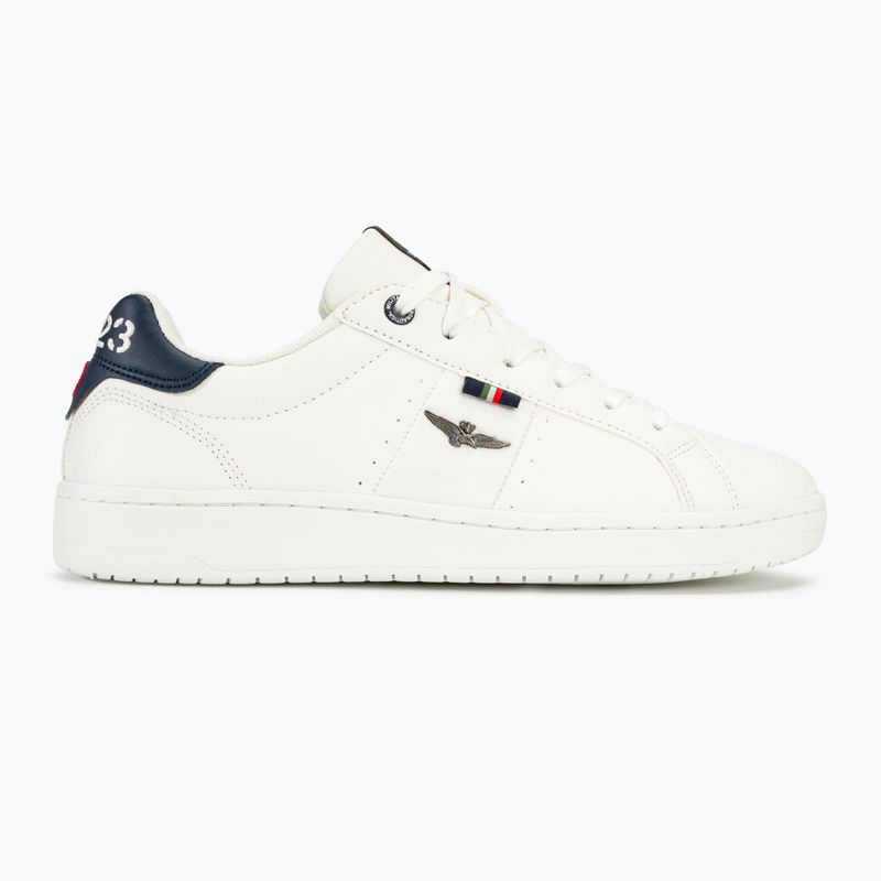 Férfi cipő Aeronautica Militare Eco Leather With Eagle off white 2