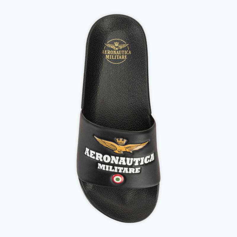 Férfi papucs Aeronautica Militare Beach jet black 5